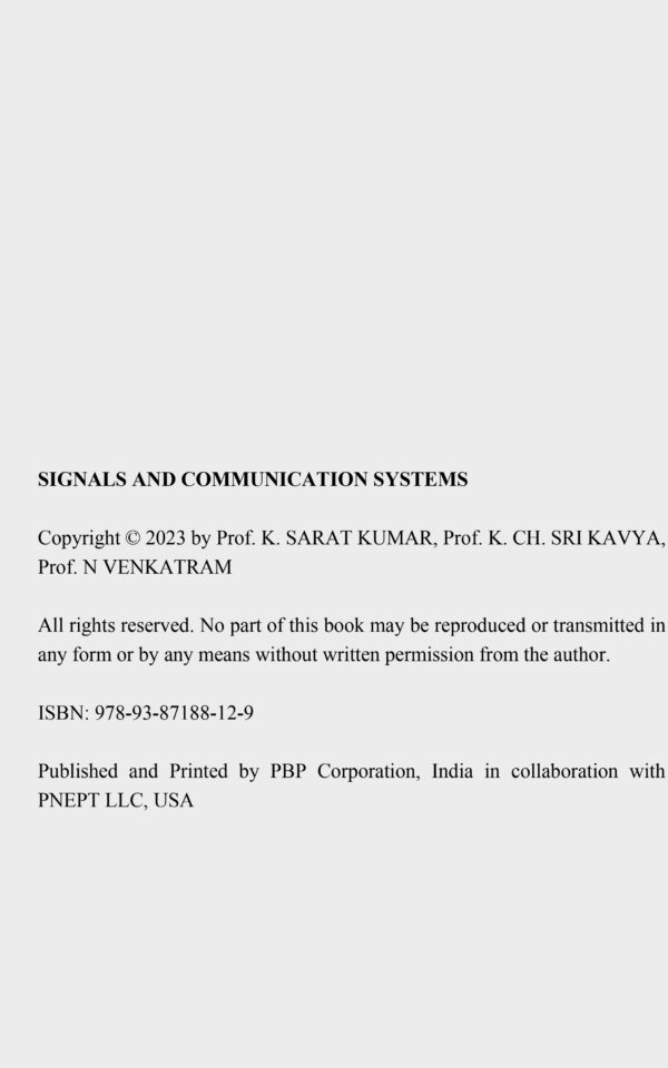 Signals and Communication Systems